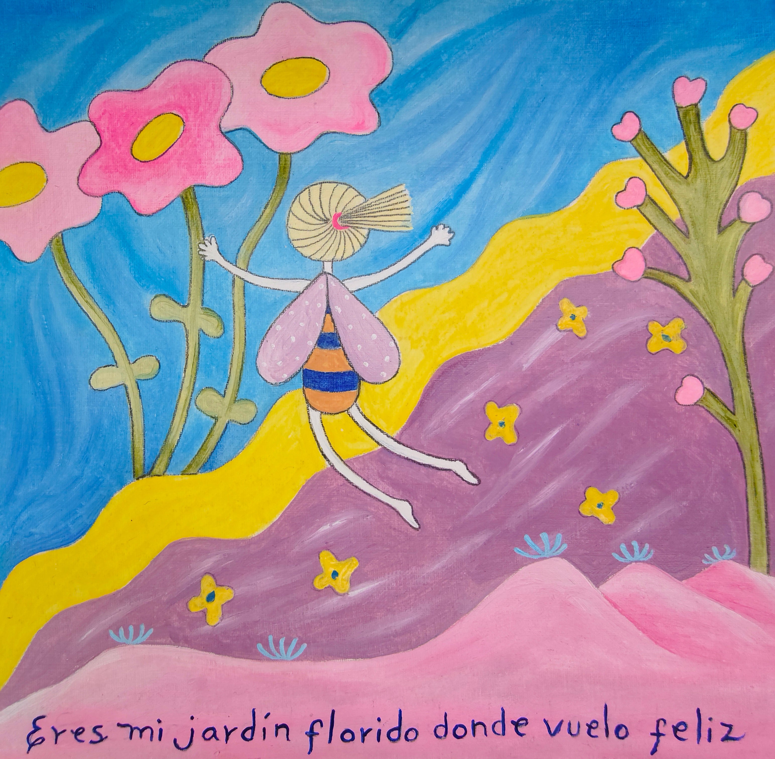 Eres mi Jardín florido - Poster