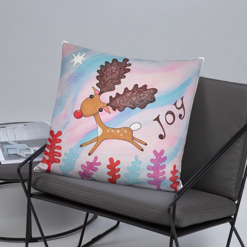 Joy Reindeer - Cojín básico-zoom-