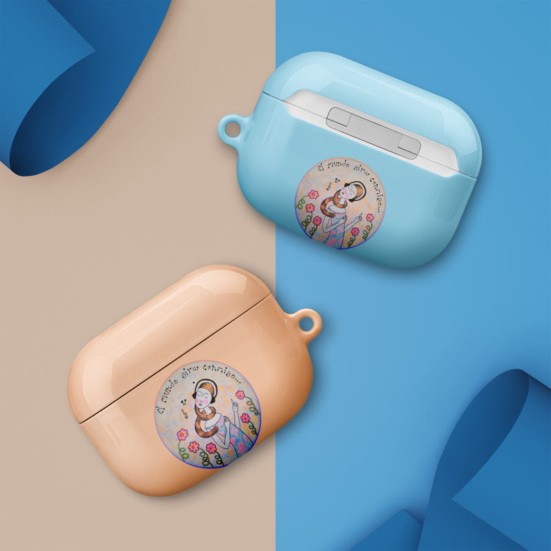 El mundo gira conimgo - Estuche para AirPods®-zoom-