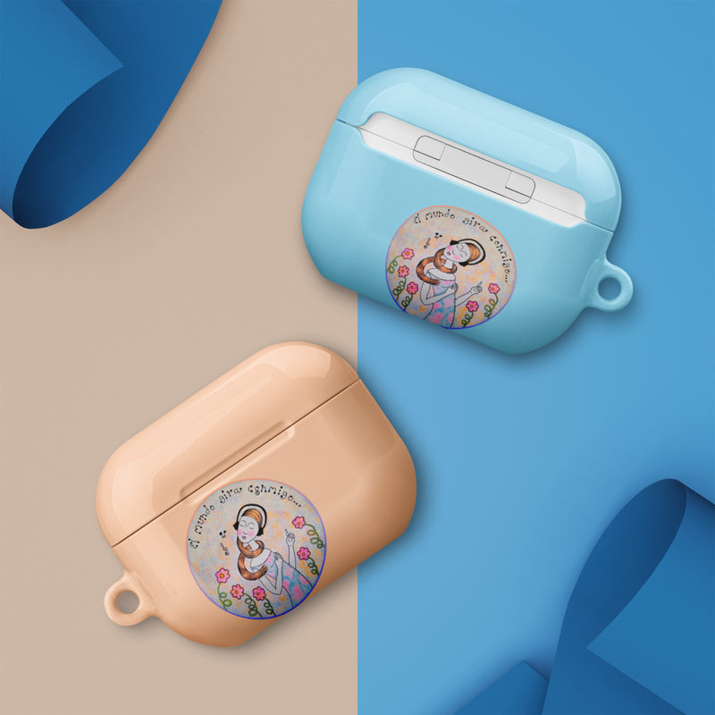 El mundo gira conimgo - Estuche para AirPods®-zoom-