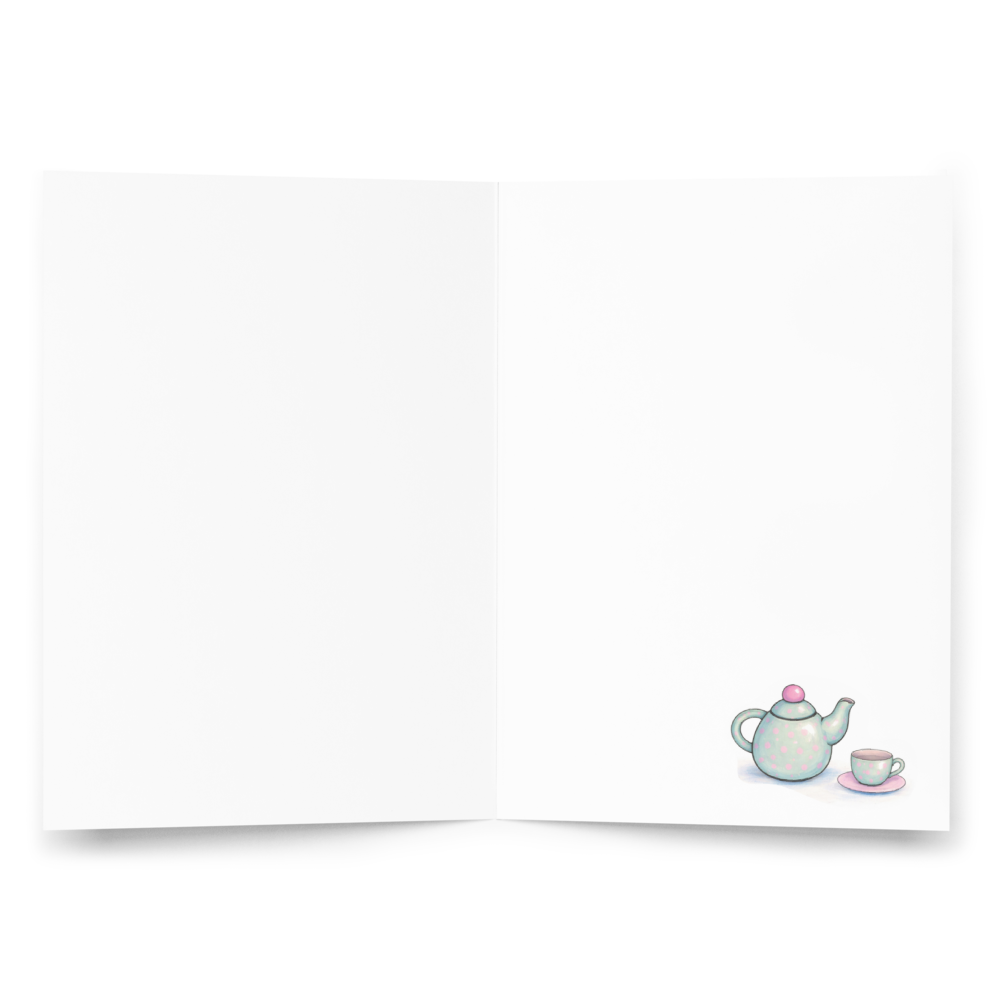 Imagino que vienes (cálida) - Tarjeta sentimental