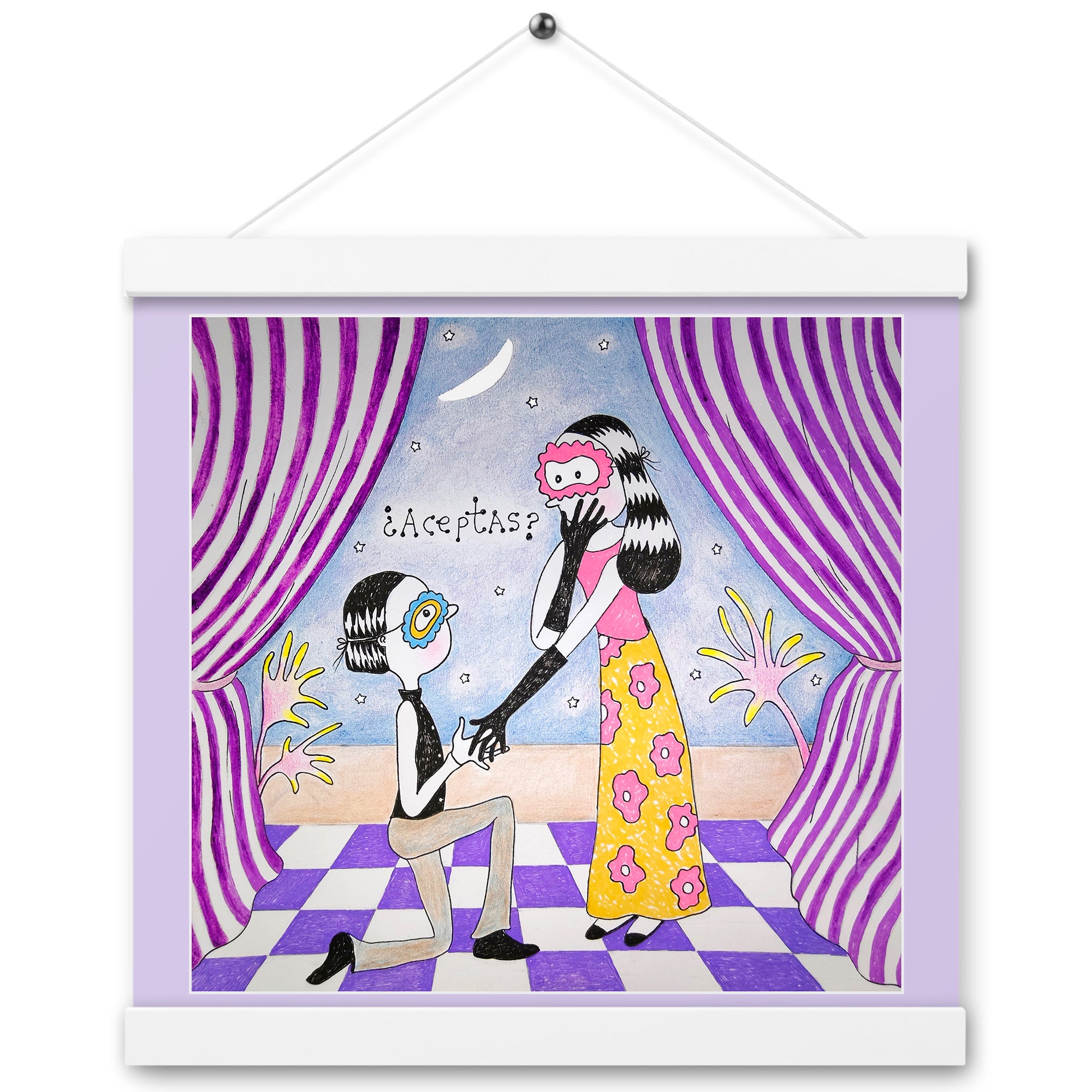 ¿Aceptas... ? - Póster con colgador