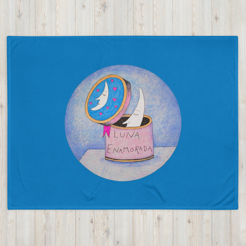 Luna enamorada - Manta azul-zoom-