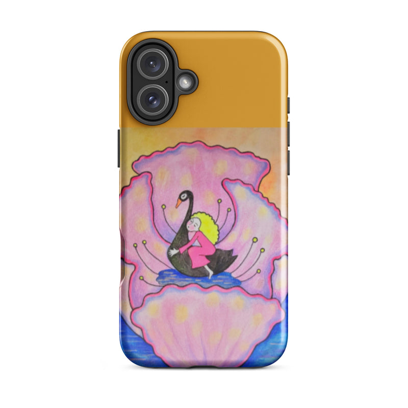 Paseo en cisne - Funda resistente para iPhone®-zoom-